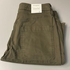 Banana Republic Olive Green Slim Ankle Chinos